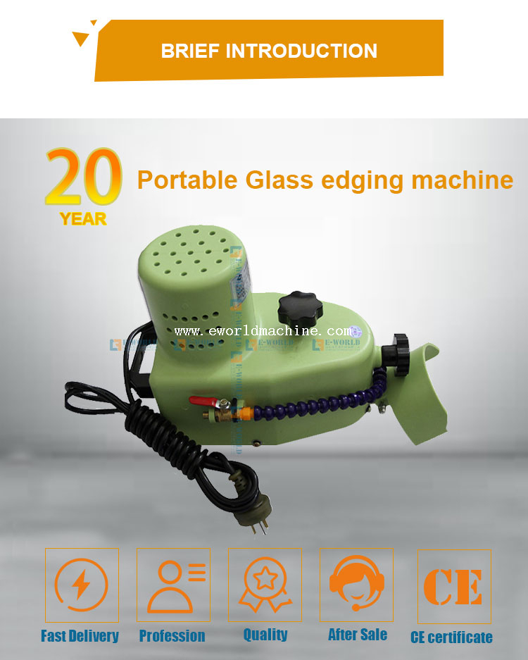 Small portable glass edging machine Buy Product on Shandong Eworld