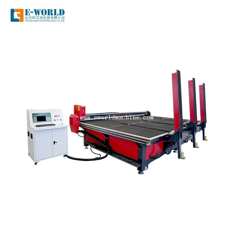 Macchina da taglio per specchi in vetro CNC Eworld certificata CE