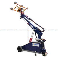 Full Electric Floor Crane Vacuum Lifter for Glass, Marble, Wood Panel