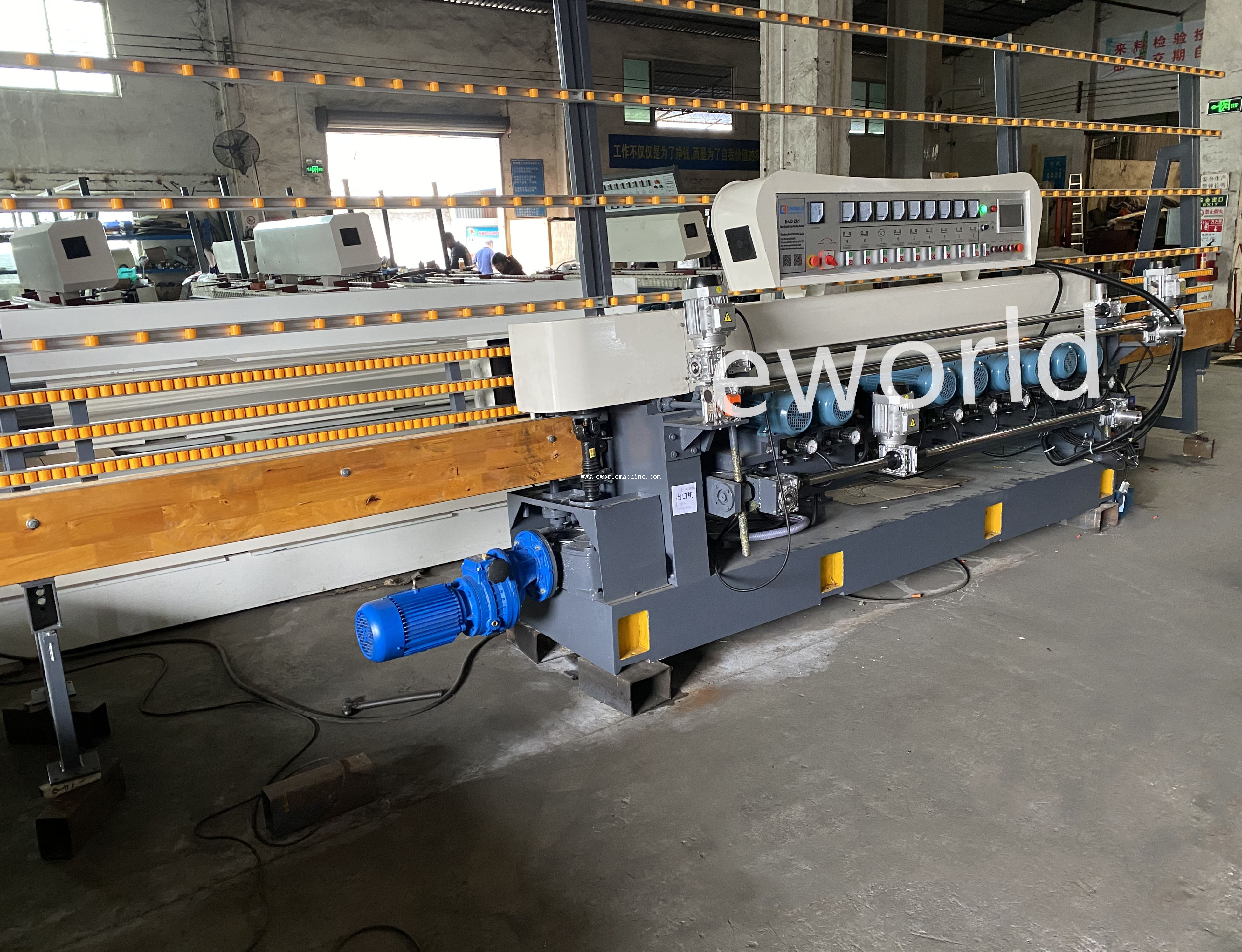 PLC Glass Straight-Line Beveling Machine