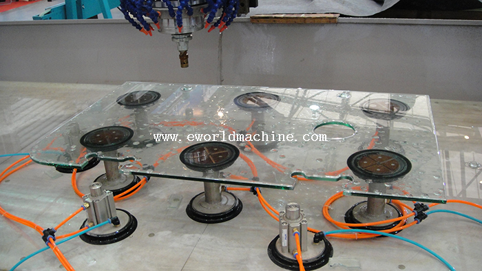 Automatic CNC Glass Engraving Drilling And Milling Machine